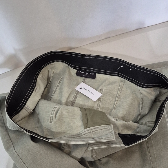 Lane Bryant NWT Casual Wide Leg Ankle Pant Fitted No Gap Waist - Size 20 - Picture 12 of 14